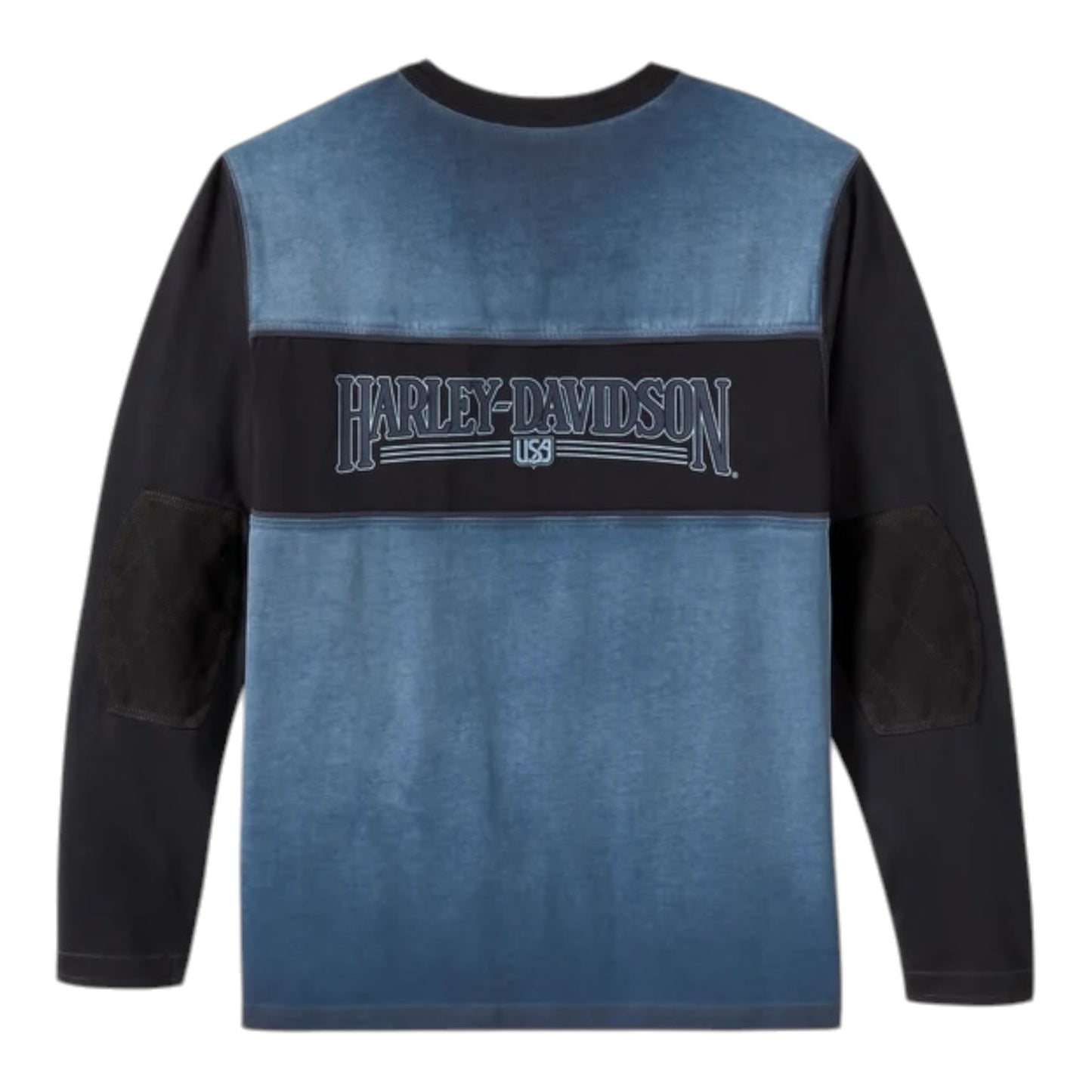 IRON BOND 2 HENLEY - COLORBLOCK BLUE/BLACK