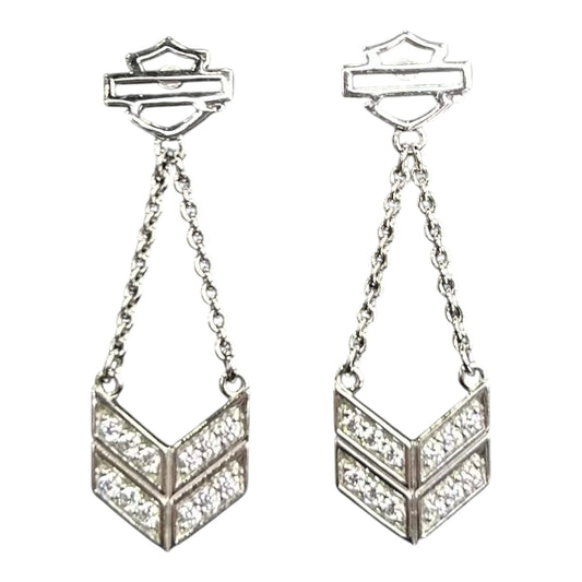 INSIGNIA BLING CHANDELIER DROP EARRINGS