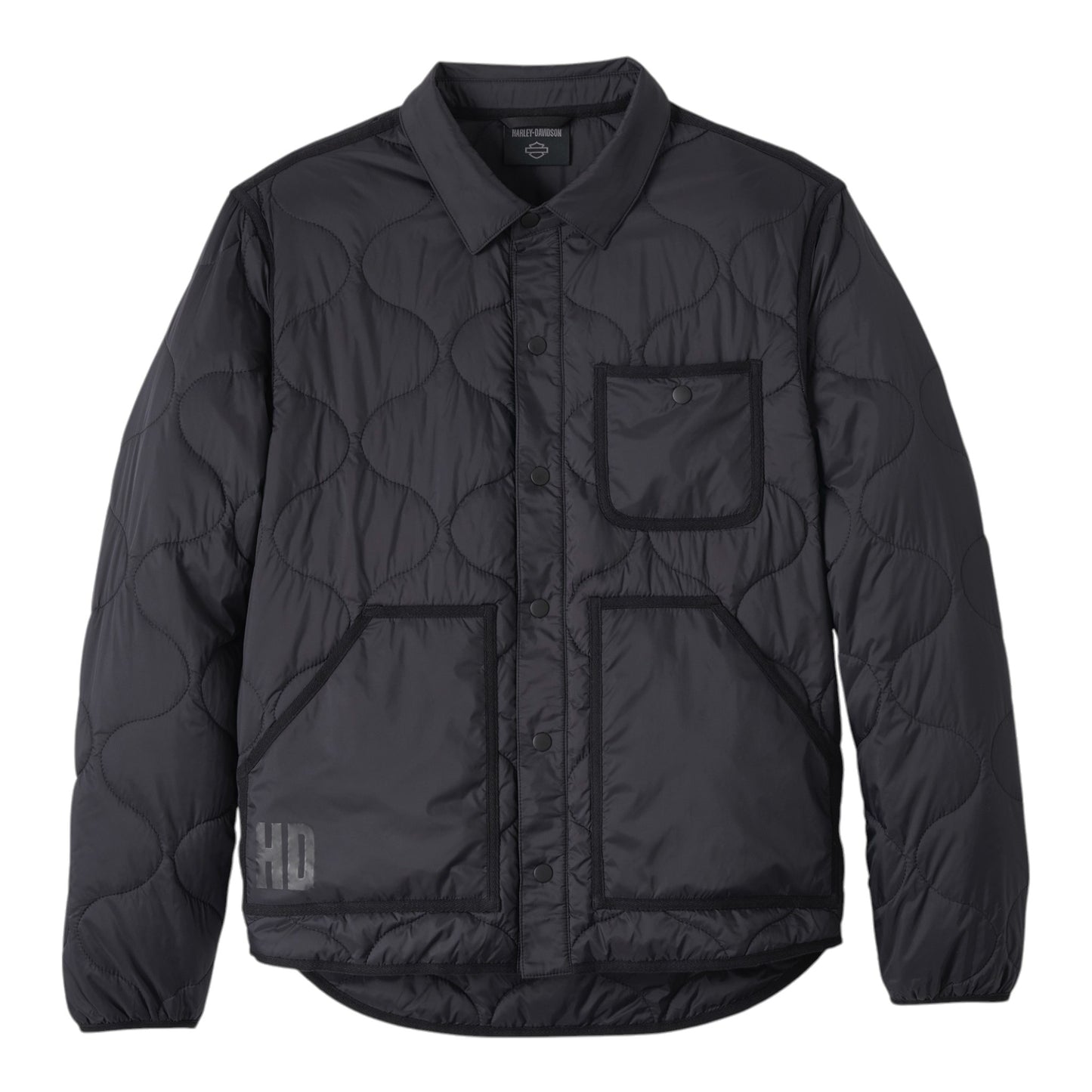 H-D FLEX LAYERING SYSTEM QUILTED MID LAYER - BLACK