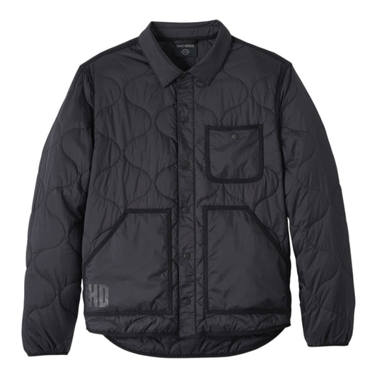 H-D FLEX LAYERING SYSTEM QUILTED MID LAYER - BLACK
