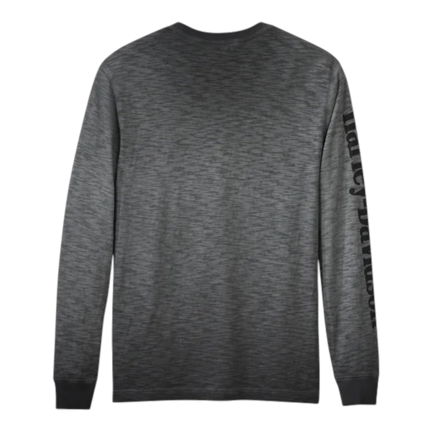 MEN'S OIL CAN SLUB LONG SLEEVE TEE - DARK GREY