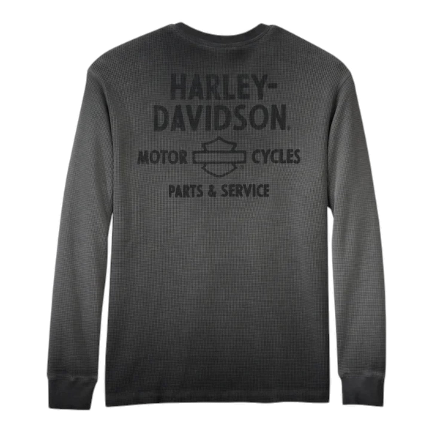 COWBOY RIDER THERMAL HENLEY - DARK GREY