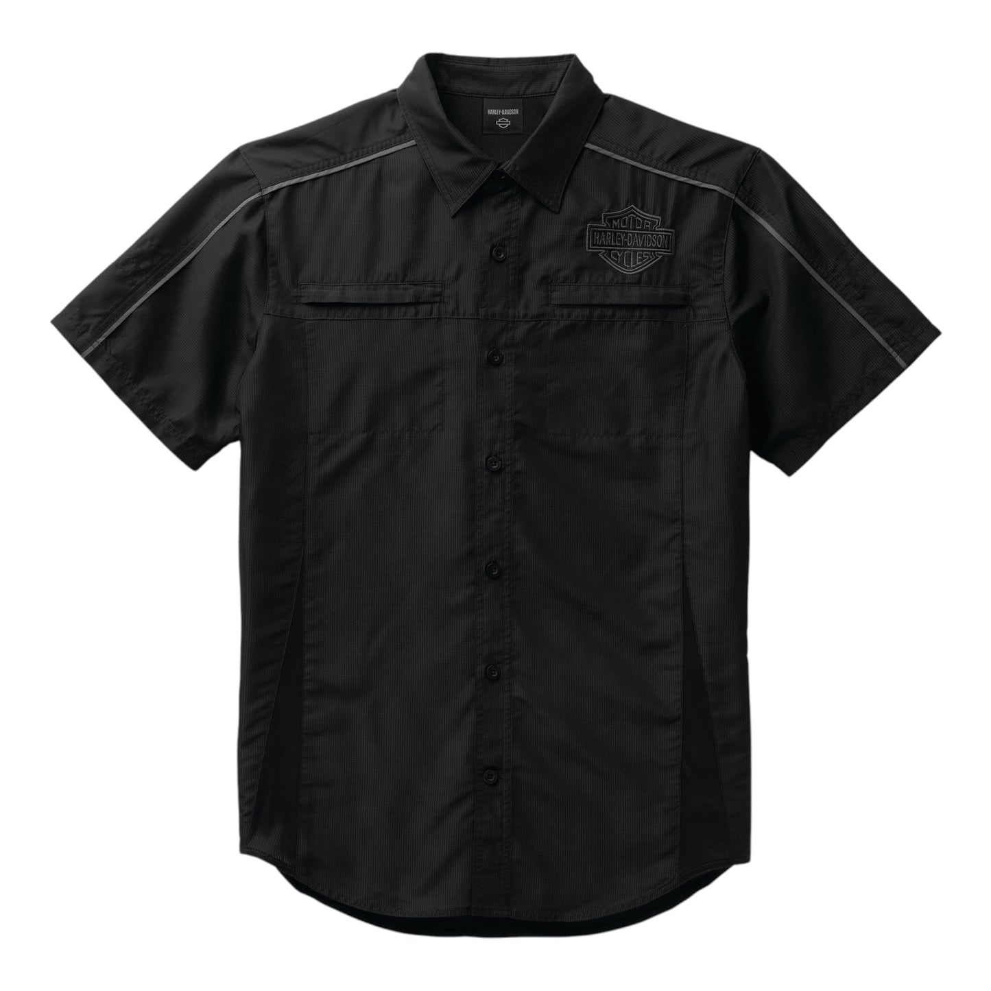 MEN'S PERFORMANCE B&S SHIRT - BLACK/GREY