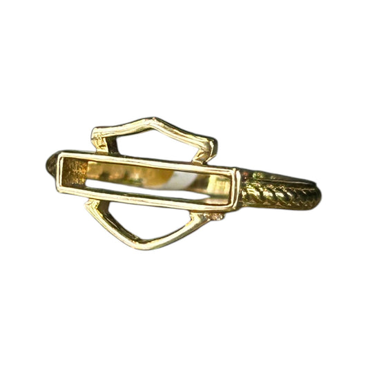 10K GOLD OUTLINE B&S RING