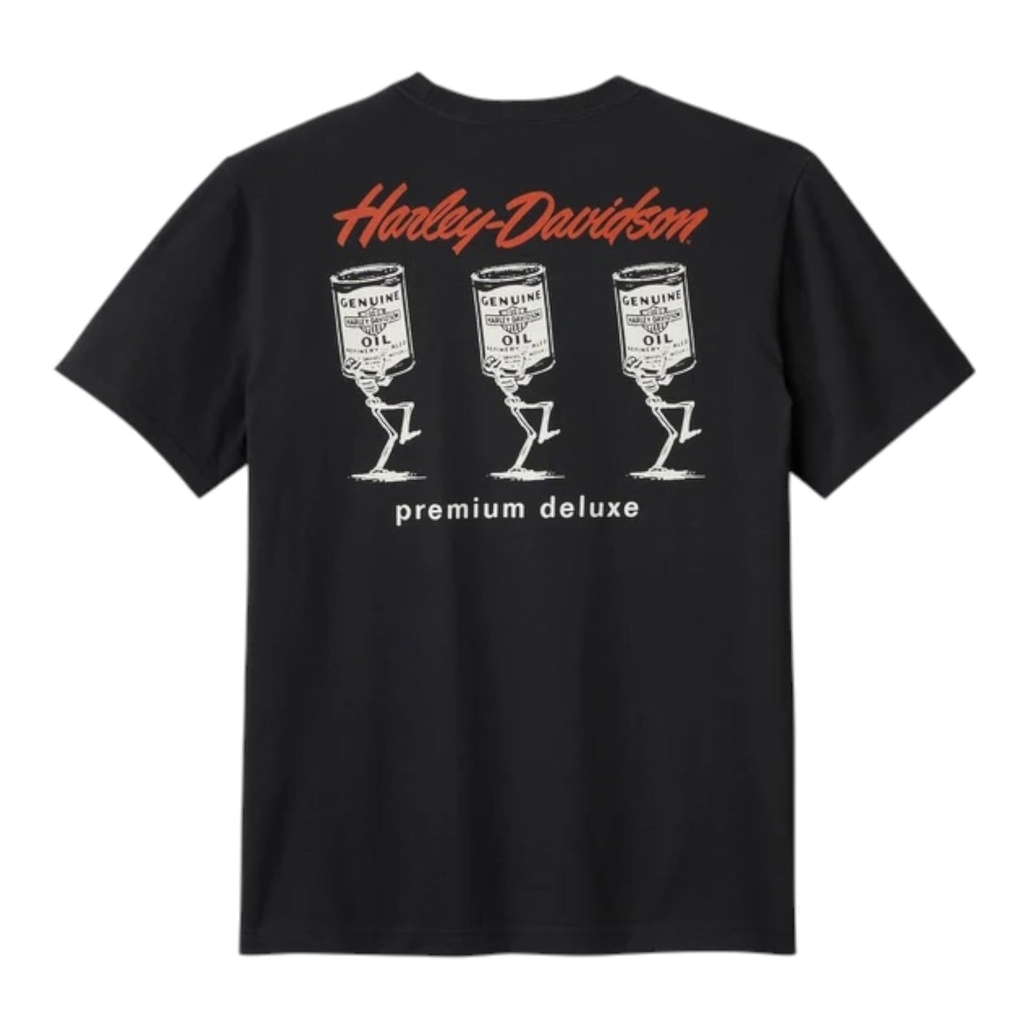 H-D OIL CAN GRAPHIC TEE - BLACK