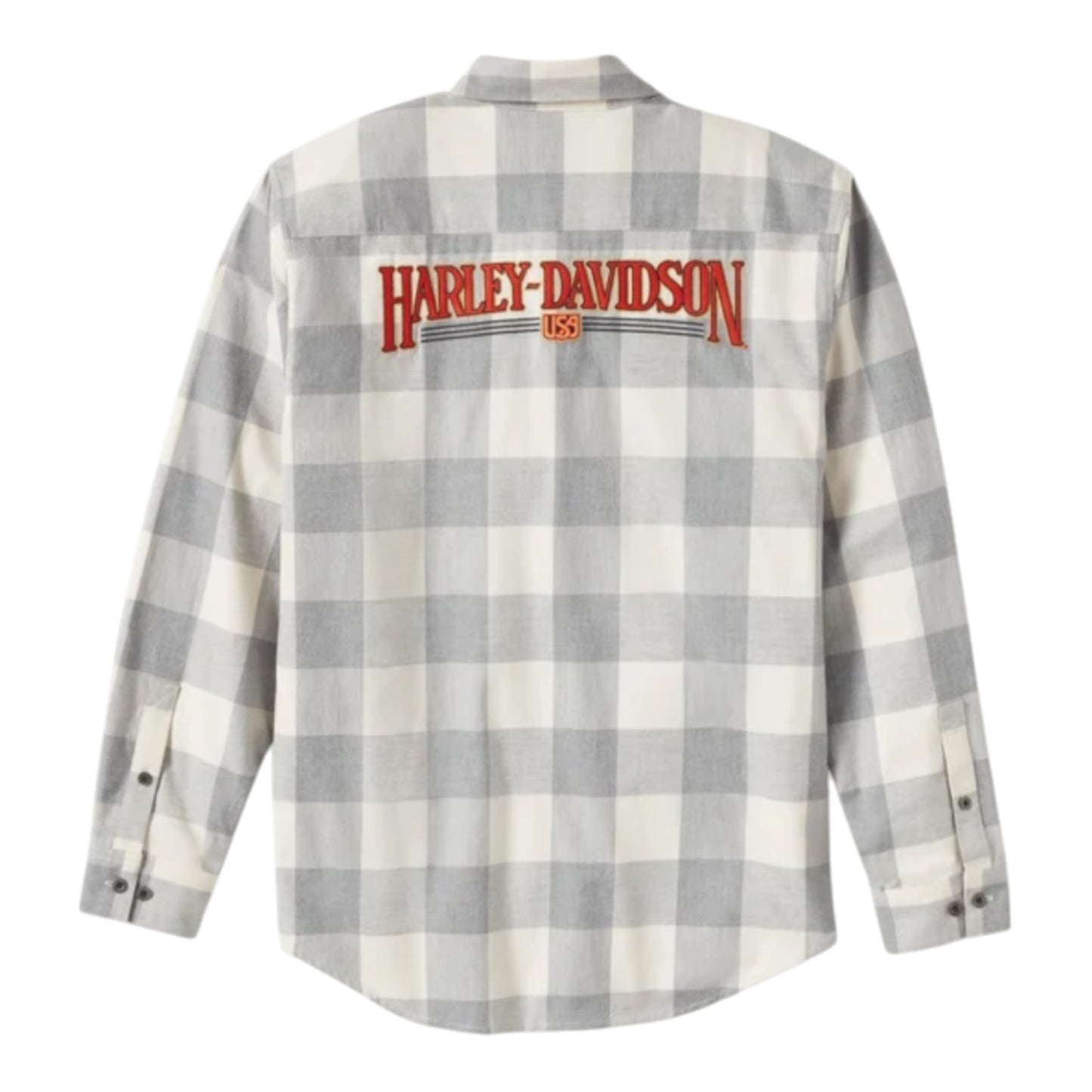 HERITAGE PLAID LONG SLEEVE SHIRT - GREY HEATHER