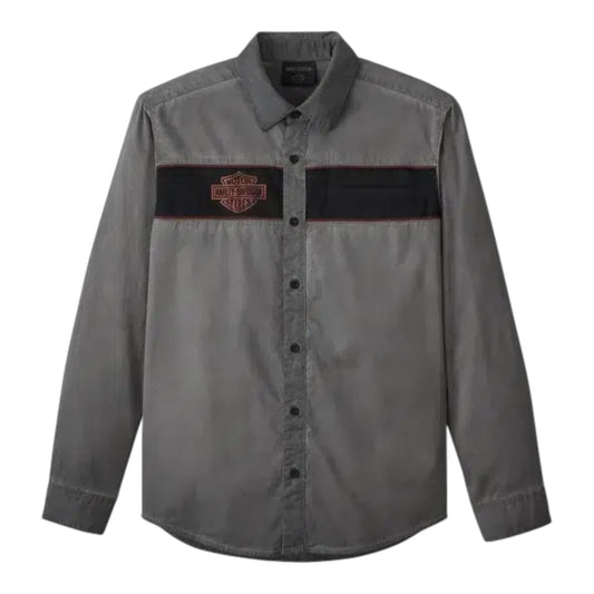 MEN'S IRON BOND LONG SLEEVE SHIRT - DARK GREY