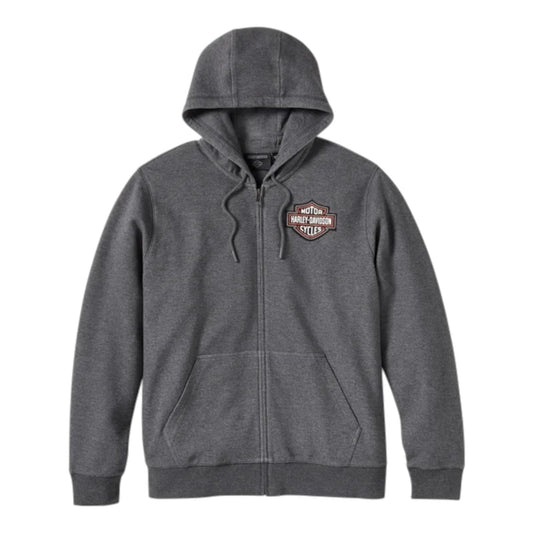 BAR & SHIELD BALACLAVA HOODIE - DARK GREY