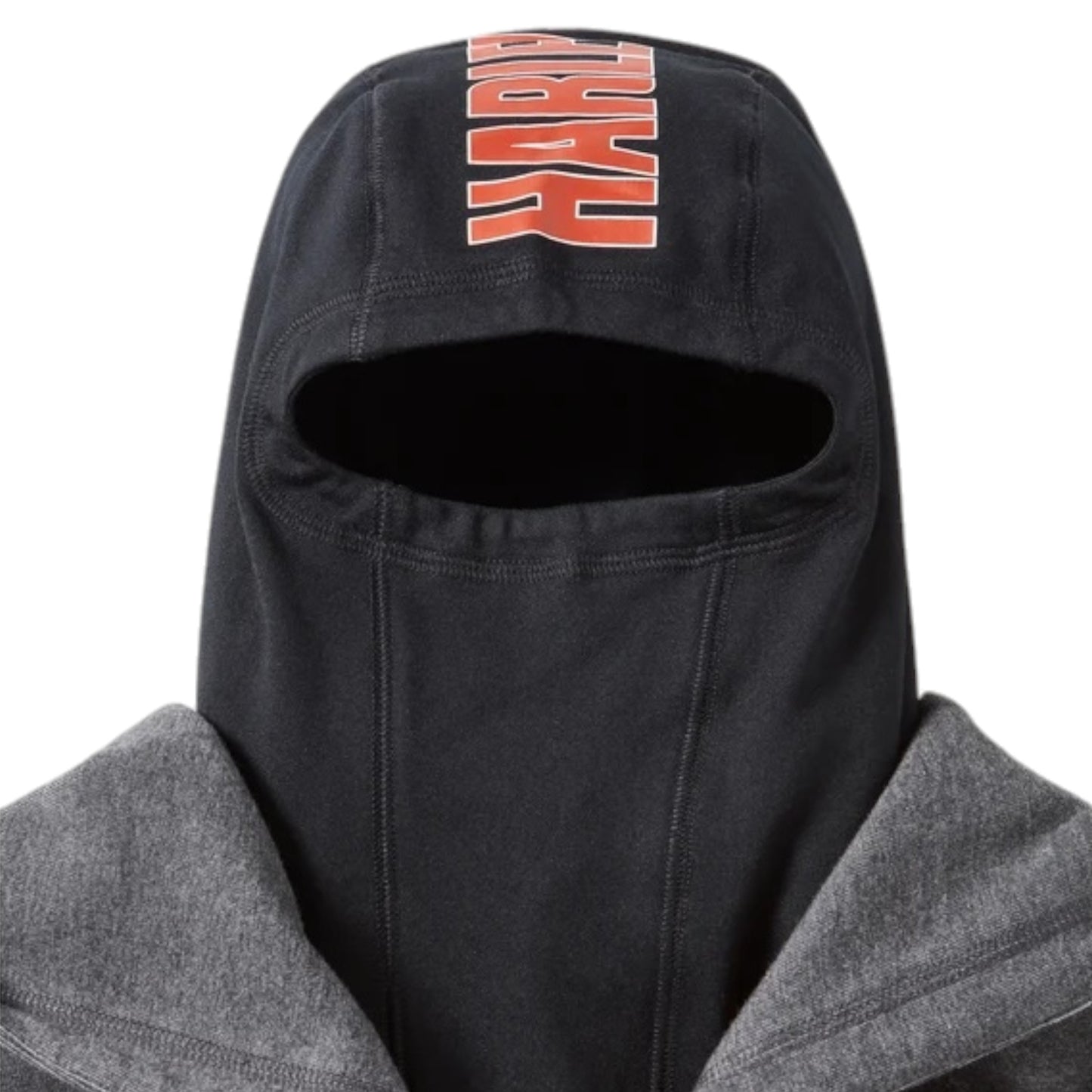 BAR & SHIELD BALACLAVA HOODIE - DARK GREY