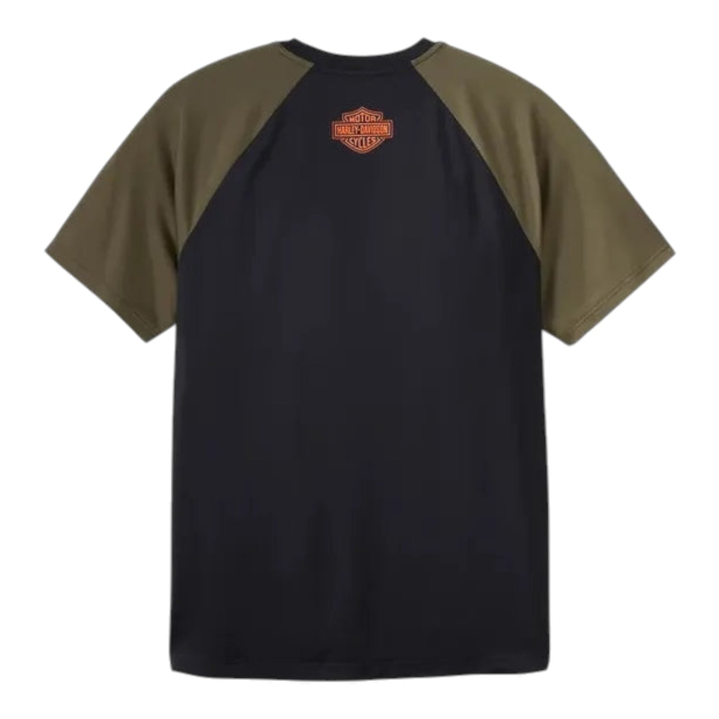 H-D TECH TEE - COLORBLOCK BLACK/GREEN