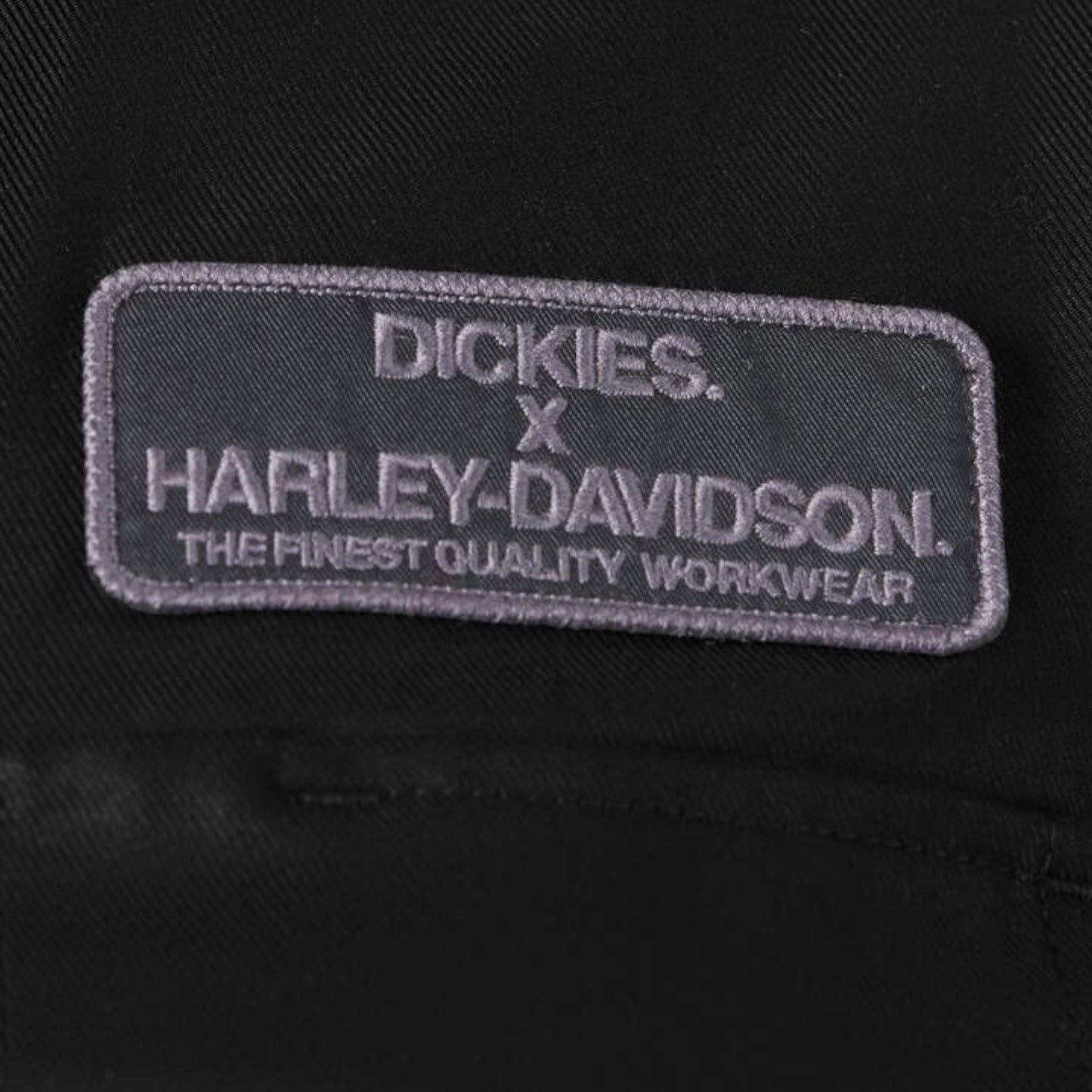 DICKIES X HARLEY-DAVIDSON EAGLE SHORT SLEEVE WORK SHIRT - BLACK