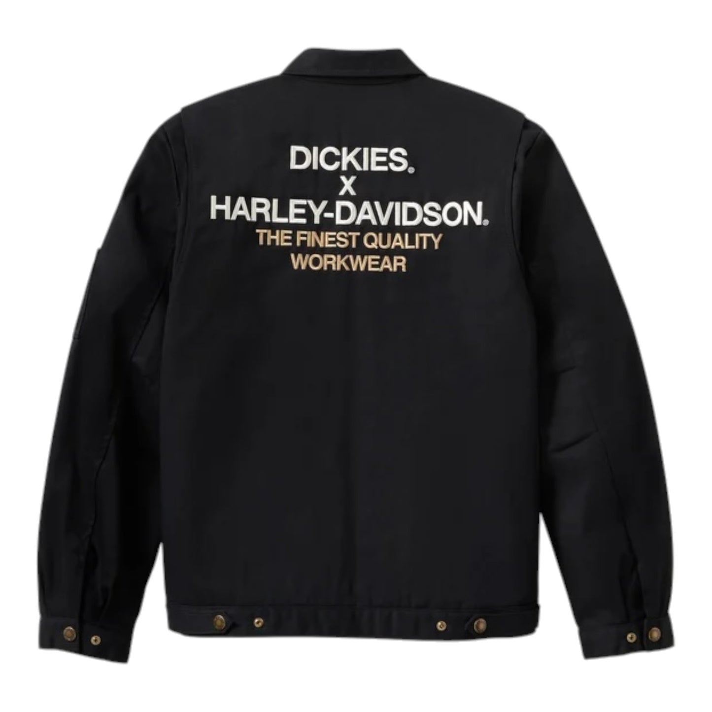 DICKIES X HARLEY-DAVIDSON QUILTED LINED EISENHOWER JACKET - BLACK