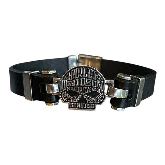 BRACELET LEATHER SKULL