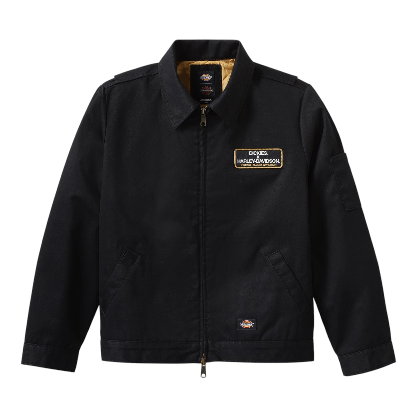 DICKIES X HARLEY-DAVIDSON WOMEN'S QUILTED LINED EISENHOWER JACKET - BLACK