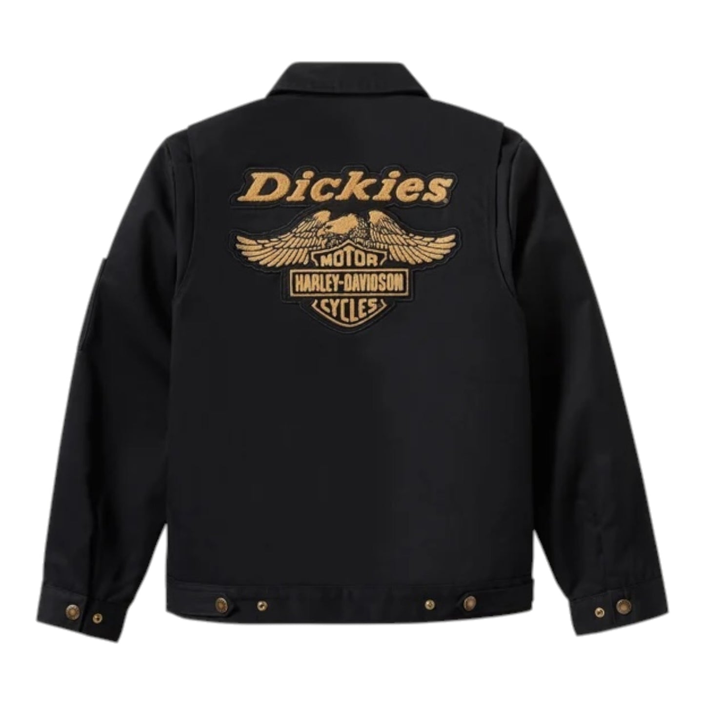 DICKIES X HARLEY-DAVIDSON WOMEN'S QUILTED LINED EISENHOWER JACKET - BLACK