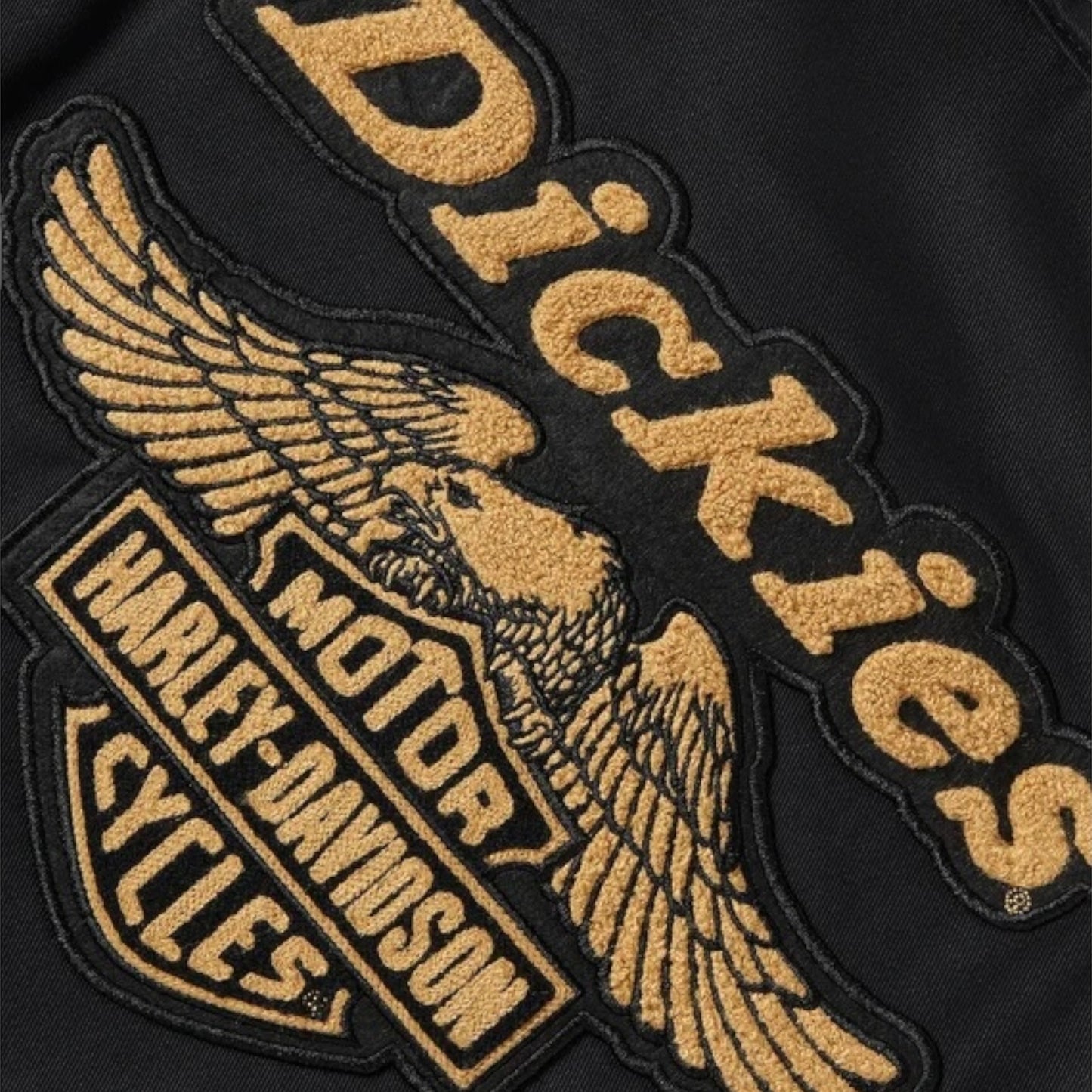 DICKIES X HARLEY-DAVIDSON WOMEN'S QUILTED LINED EISENHOWER JACKET - BLACK