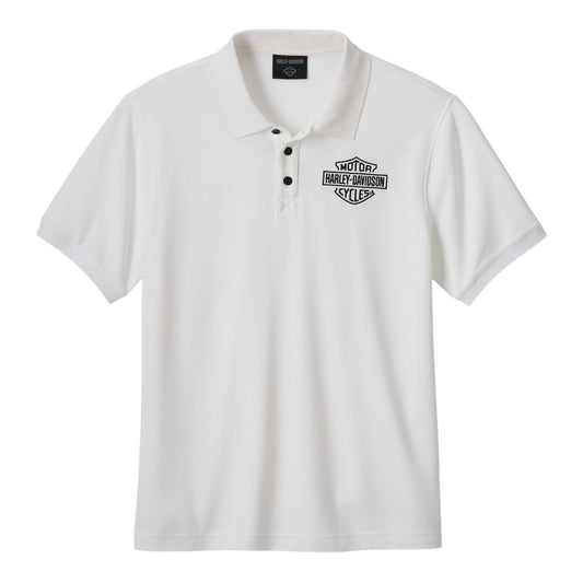 POLO - KNIT,WHITE