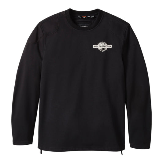 H-D DEFLECTOR RIDING FLEECE - BLACK