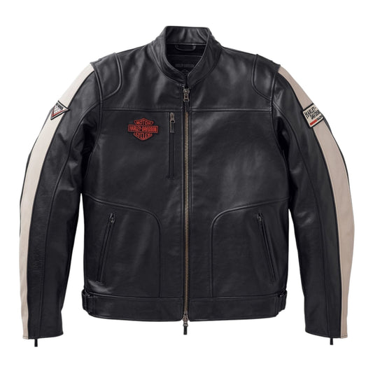 ENDURO LEATHER RIDING JACKET - BLACK