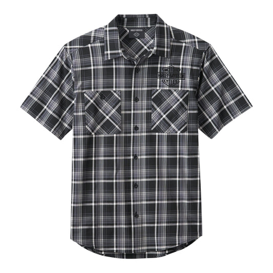 SHIRT- WOVEN BLK