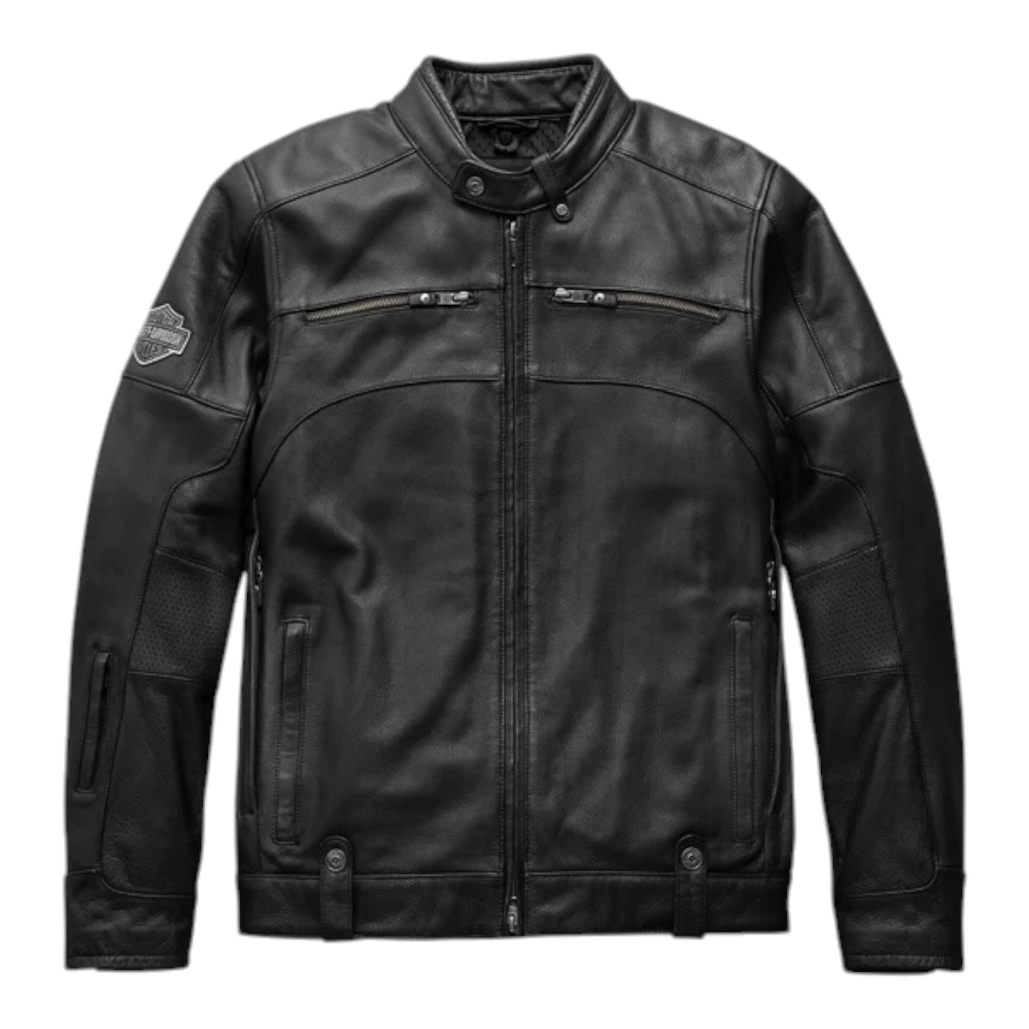 SWINGARM 3-IN1 LEATHER JACKET - BLACK