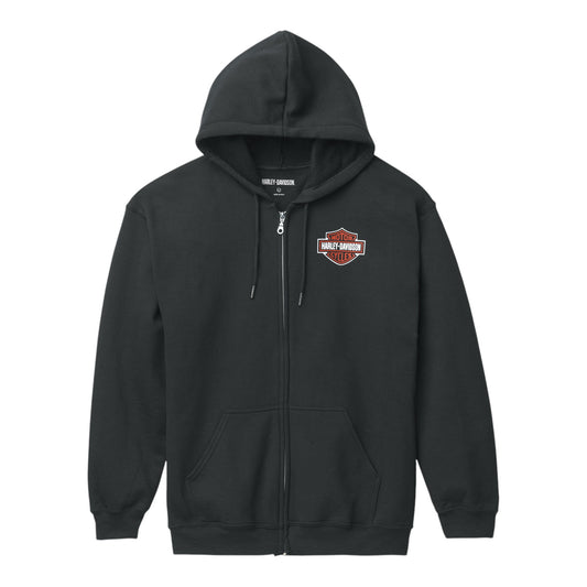 HOODIE B&S, BLACK