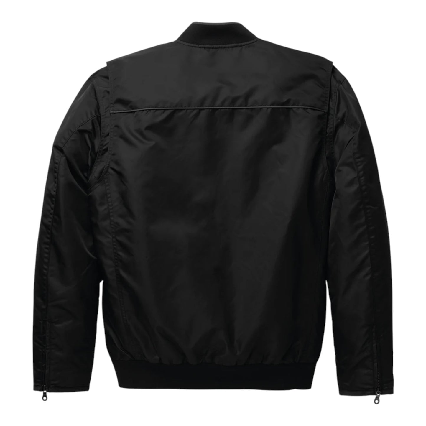 CLASSIC BAR & SHIELD JACKET - BLACK W/ GREY LINE