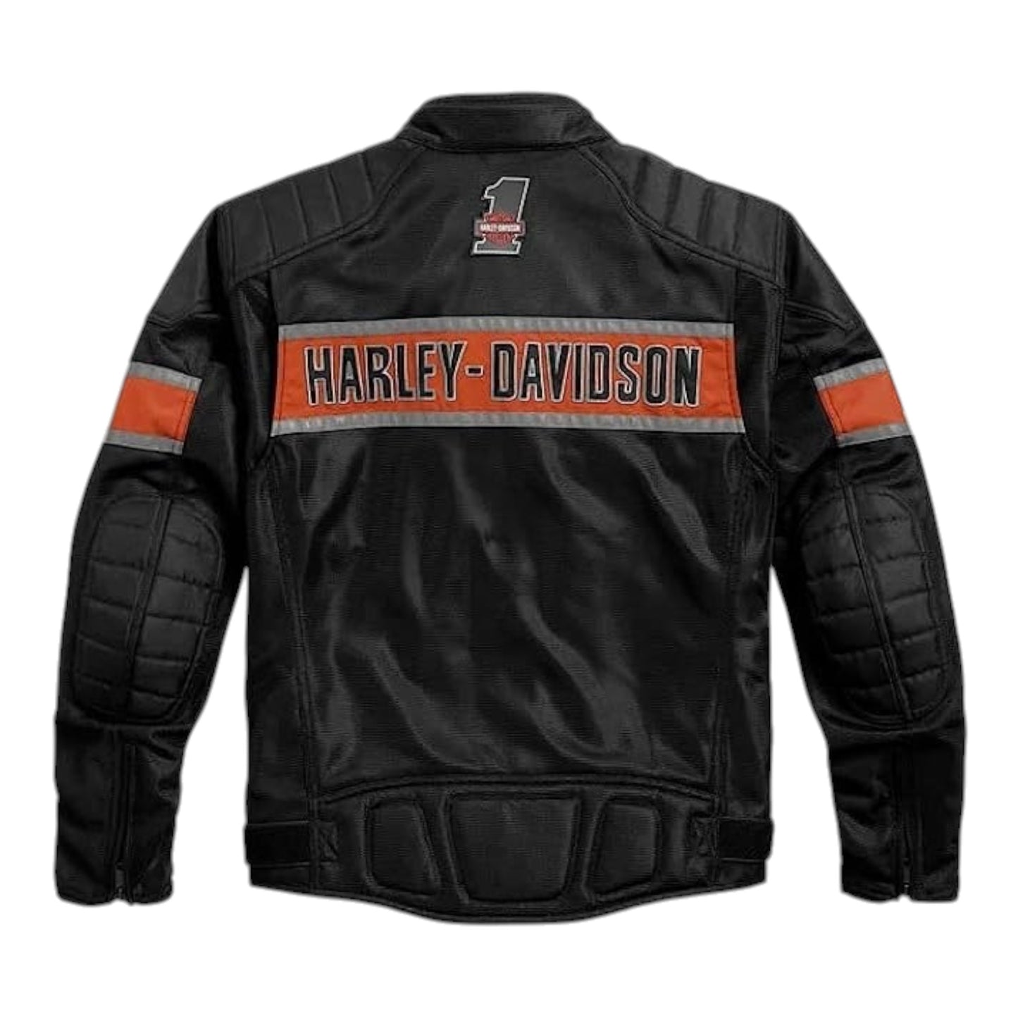 TRENTON MESH RIDING JACKET - BLACK/ORANGE