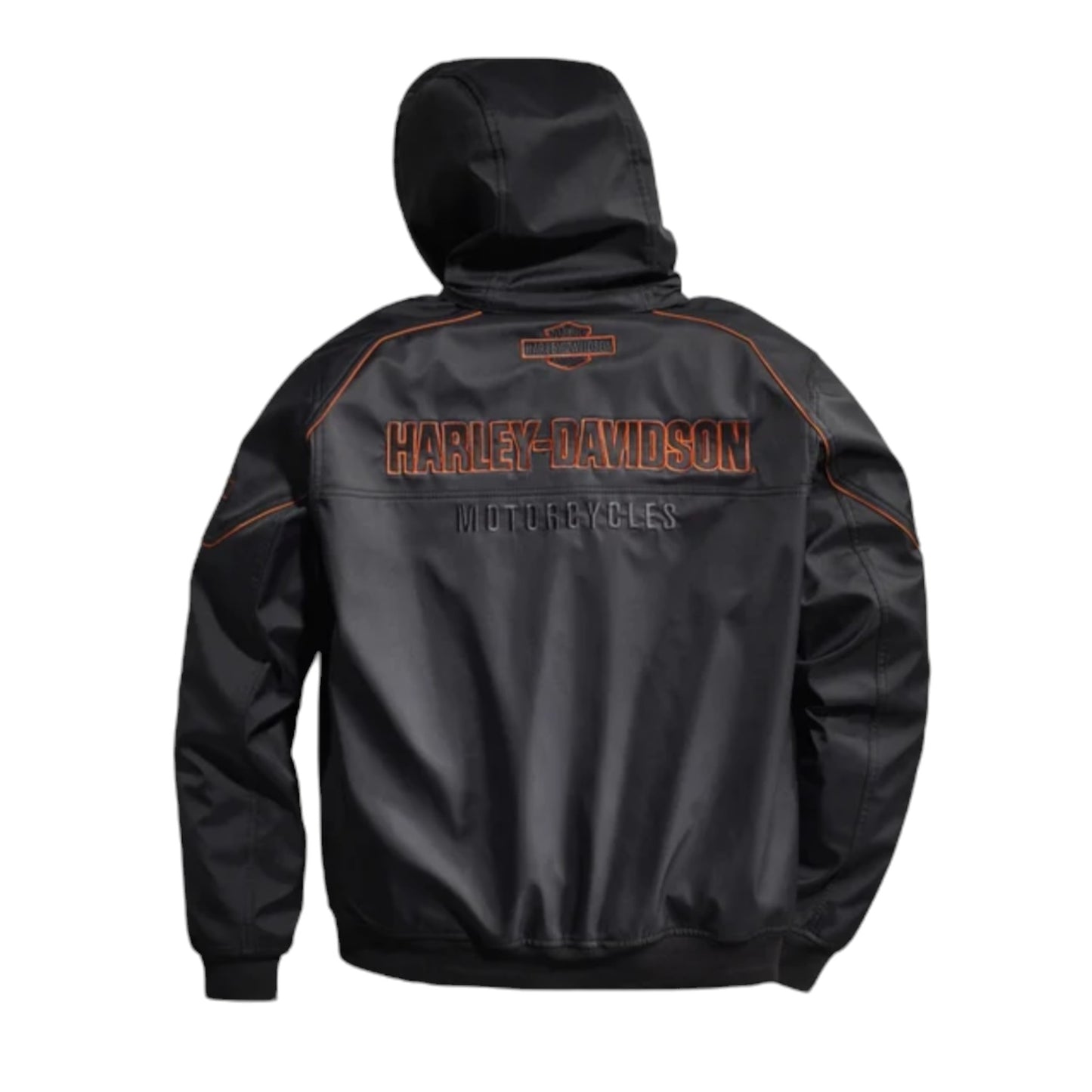 MEN'S IDYLL SOFT SHELL JACKET - BLACK/ORANGE