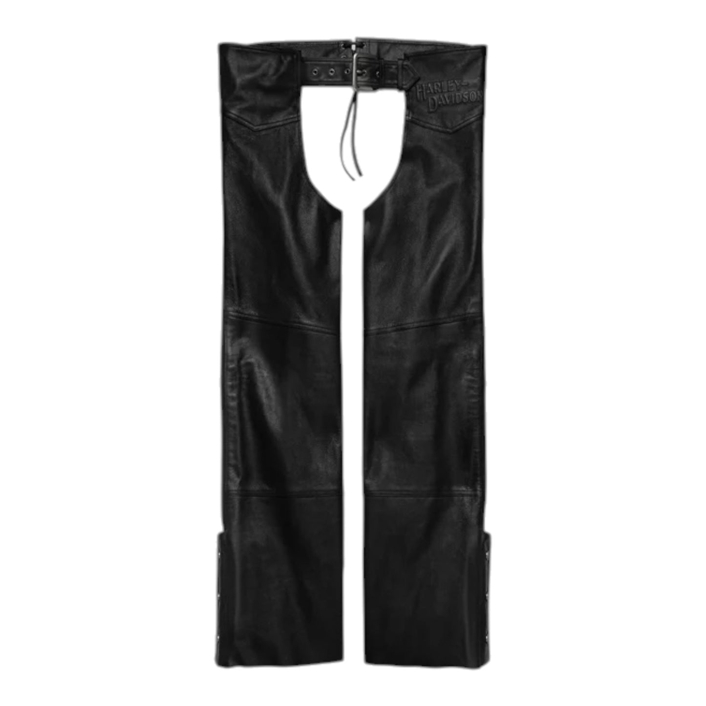 STOCK II LEATHER CHAPS - BLACK