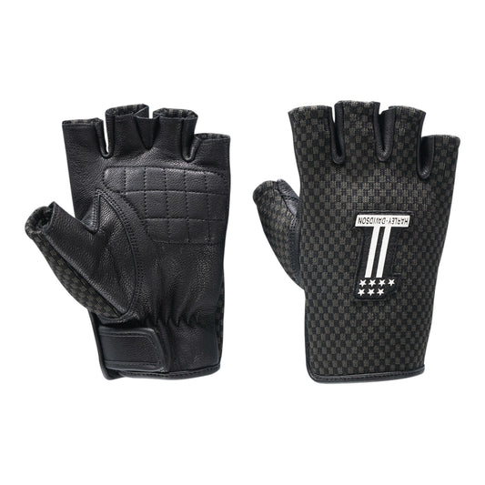 WOMEN'S #1 DYNA KNIT FINGERLESS GLOVES - BLACK