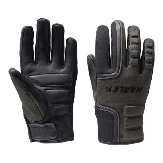 WOMEN'S H-D WATERPROOF DYNA KNIT MIXED MEDIA GLOVES - DARK GREY/BLACK