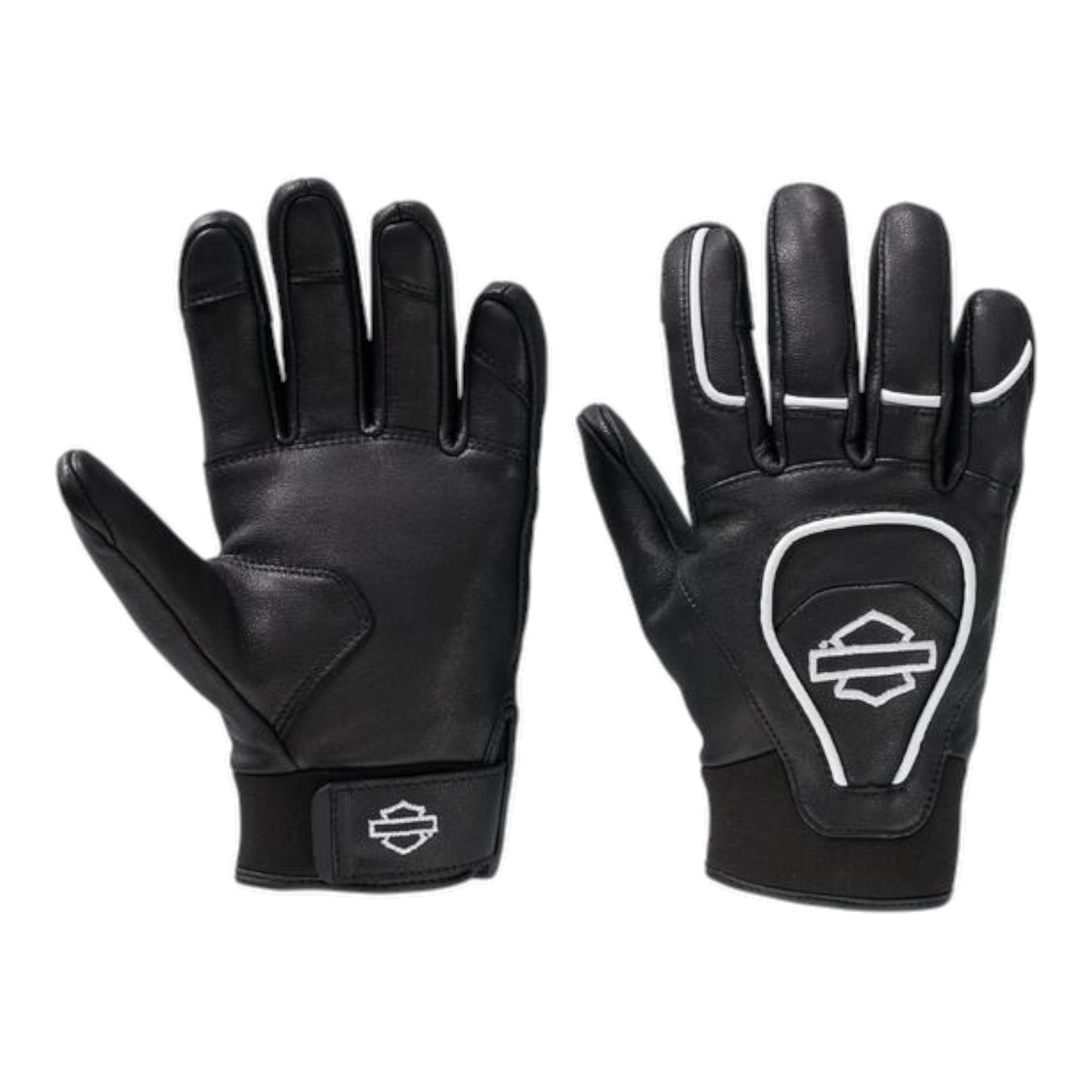 H-D WOMEN'S OVATION WATERPROOF GLOVES - BLACK