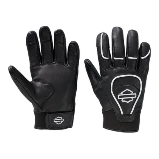 H-D WOMEN'S OVATION WATERPROOF GLOVES - BLACK