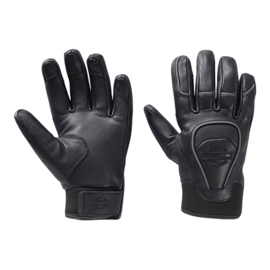 WOMEN'S WATERPROOF OVATION LEATHER GLOVES - BLACK