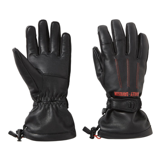 WOMEN'S H-D CIRCUIT WATERPROOF GAUNTLET GLOVES - BLACK