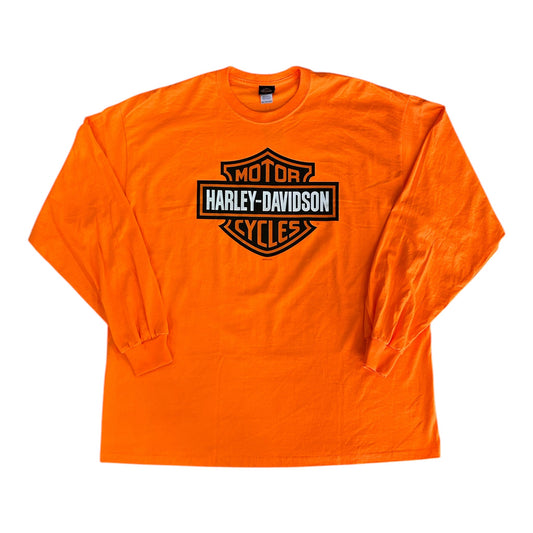 HD B&S SAFETY ORANGE LONG SLEEVE