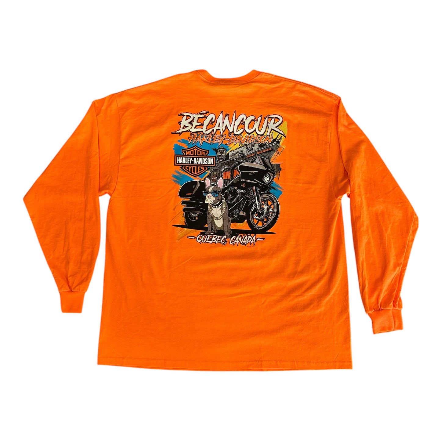 HD B&S SAFETY ORANGE LONG SLEEVE
