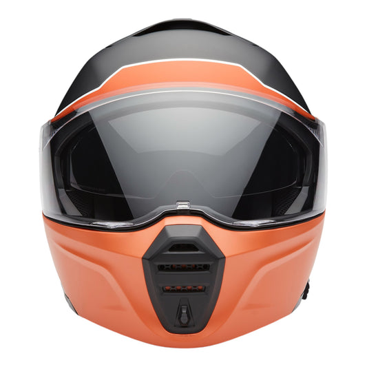 HELMET-EVO, DOT, BLK-ORG