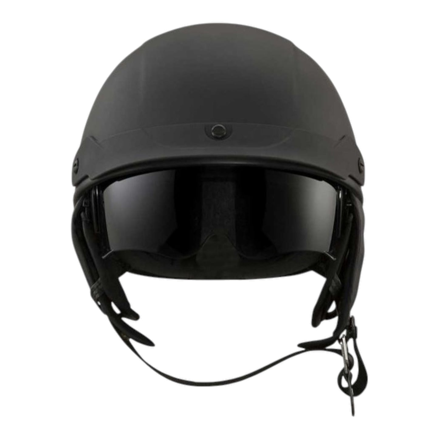 LUCID ULTRA-LIGHT SUN SHIELD J03 HALF HELMET - MATTE BLACK
