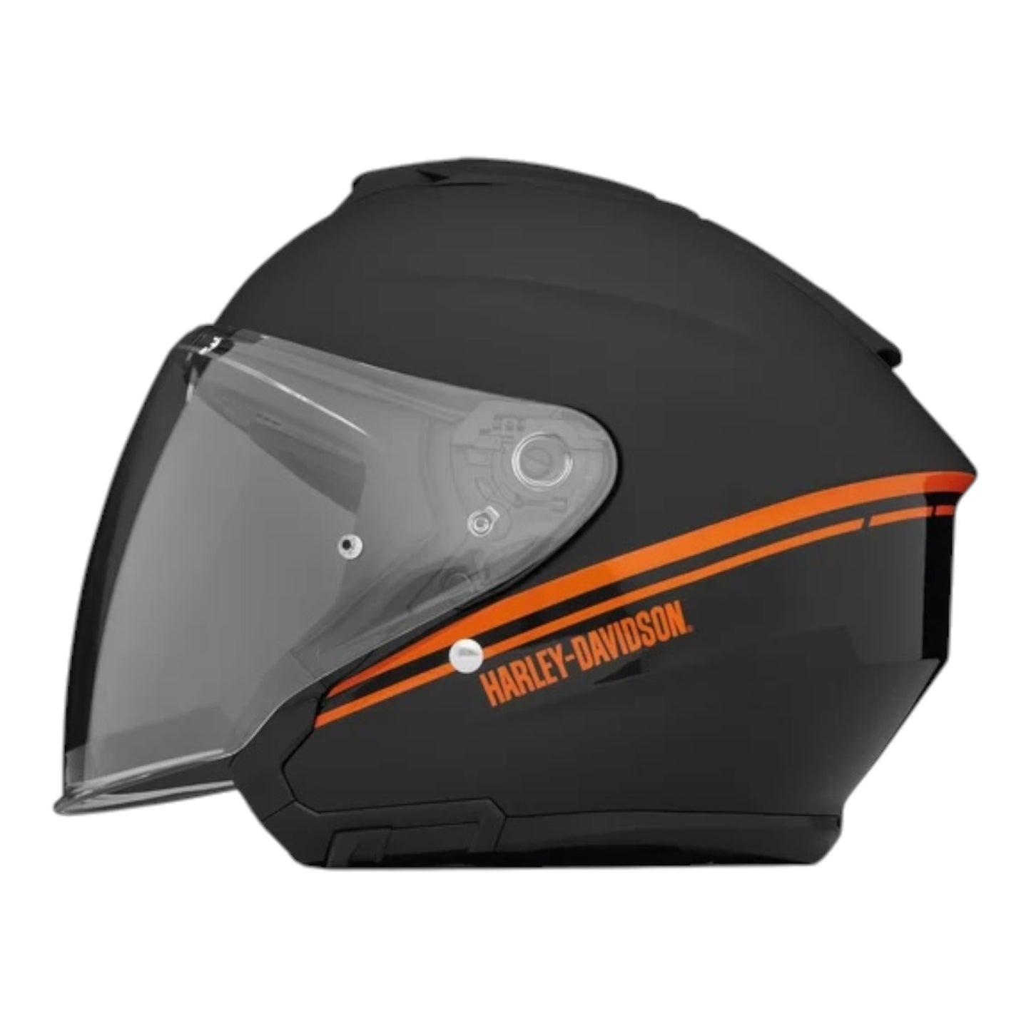 MAYWOOD II SUN SHIELD H33 3/4 HELMET - GLOSS BLACK/MATTE