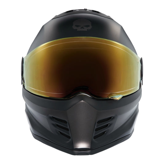 H-D DIVISION X15 FULL FACE SKULL GRAPHIC HELMET - BLACK