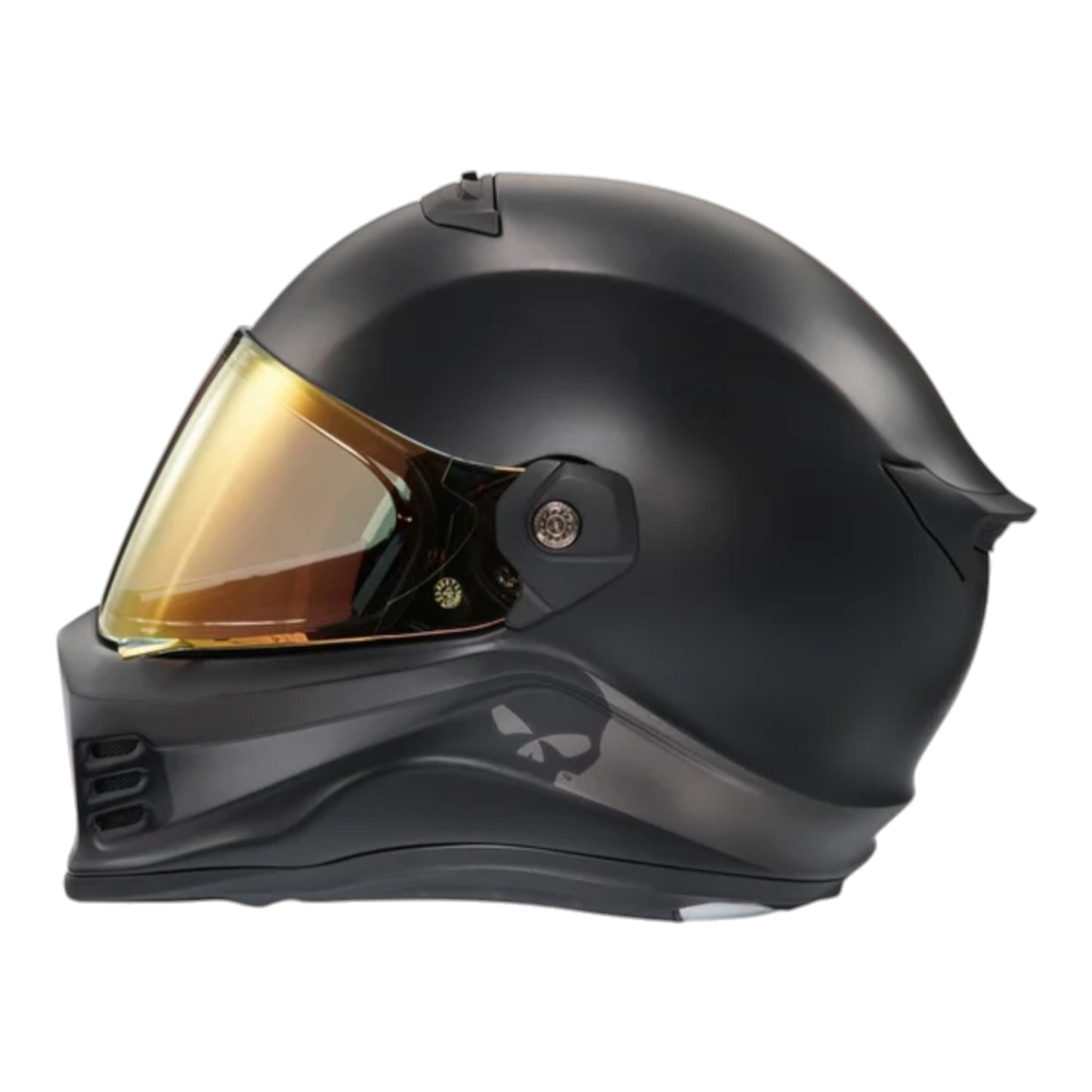 H-D DIVISION X15 FULL FACE SKULL GRAPHIC HELMET - BLACK