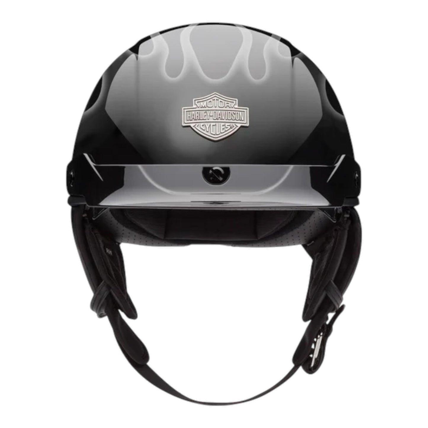 BUSBY ULTRA-LIGHT SUN SHIELD J03 - BLACK W/FLAMES