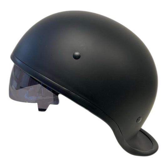 POLO W/VISOR - MATTE BLACK
