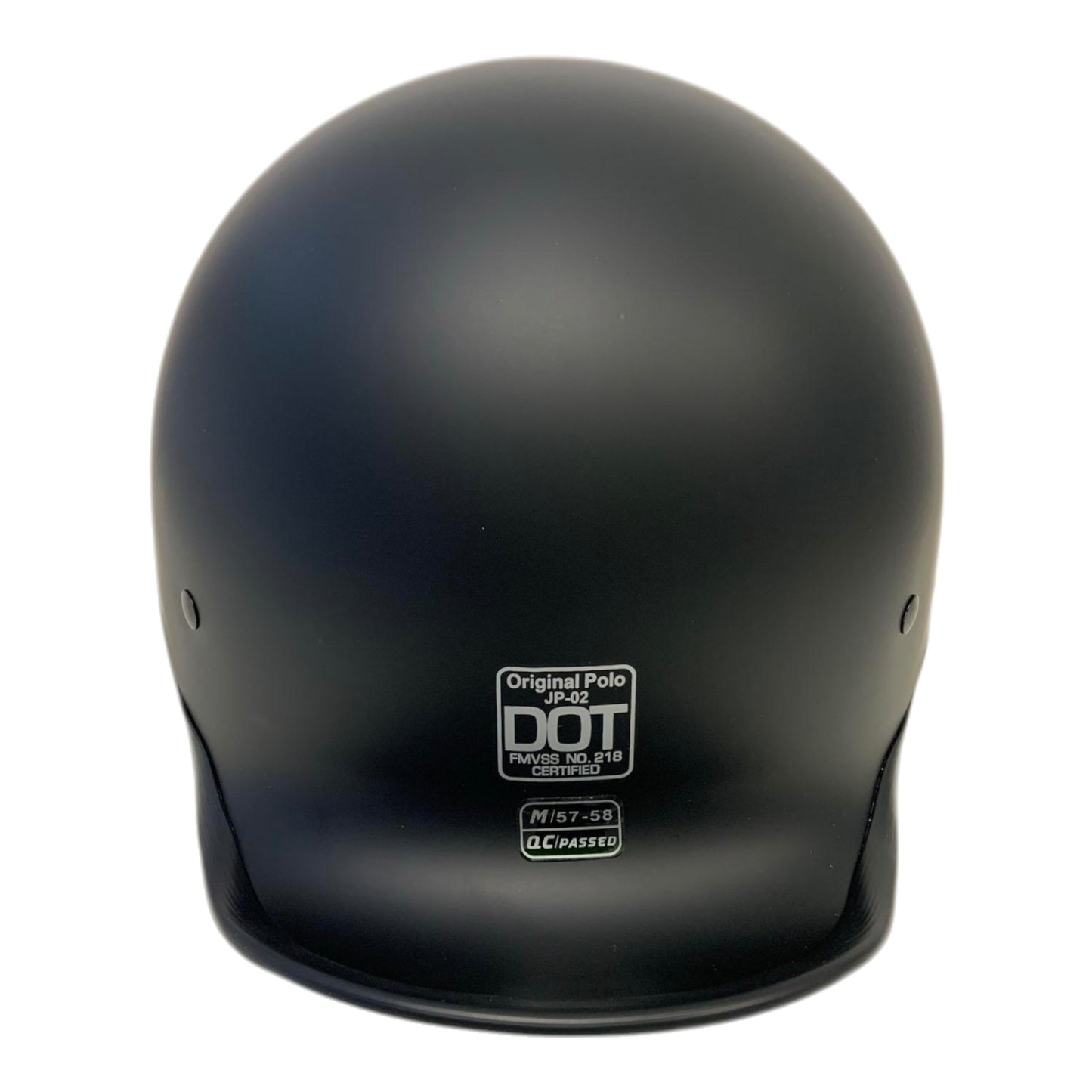 POLO W/VISOR - MATTE BLACK
