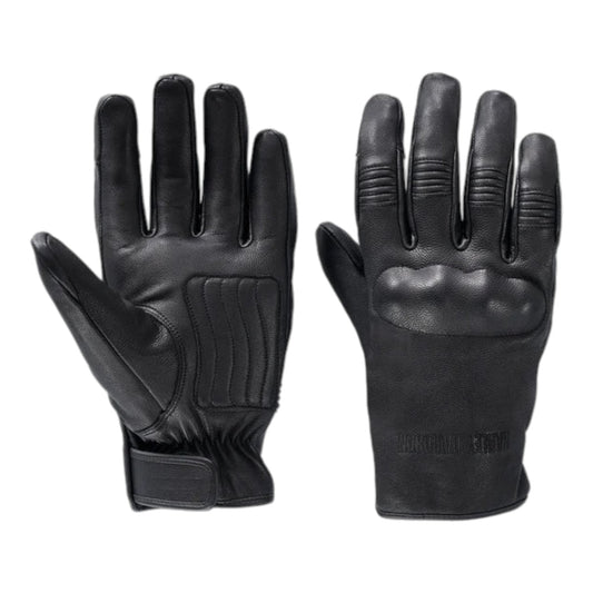 MEN'S GILD WATERPROOF LEATHER GLOVES - BLACK
