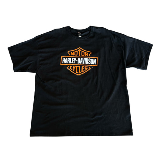 HD B&S ORANGE S/S BLACK
