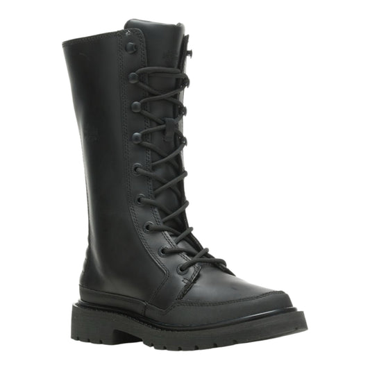 AKERS 9'' LACE BOOT - BLACK