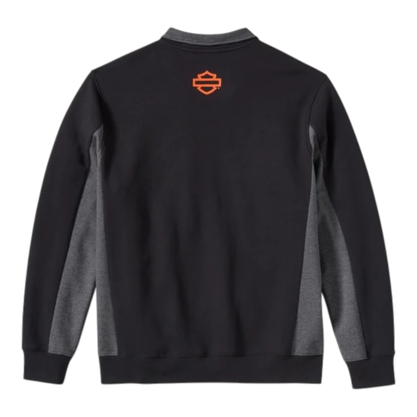 H-D TECH 1/4 ZIP FLEECE - BLACK/GREY